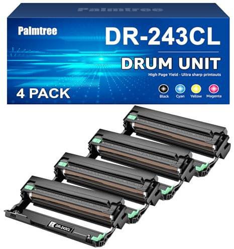 Palmtree Kompatibel für Brother DR-243CL Trommeleinheiten DR243CL DR 243CL Kompatibel für Brother DCP L3550CDW Trommeleinheit für Brother MFC L3750CDW Trommeleinheit für Brother MFC-L3770CDW Serie