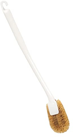 HIAKDOFT Escobilla WC Mango Cepillo Palmilla Flexible Cepillo Limpieza Profunda con Diseño Compacto para Baño Hogar