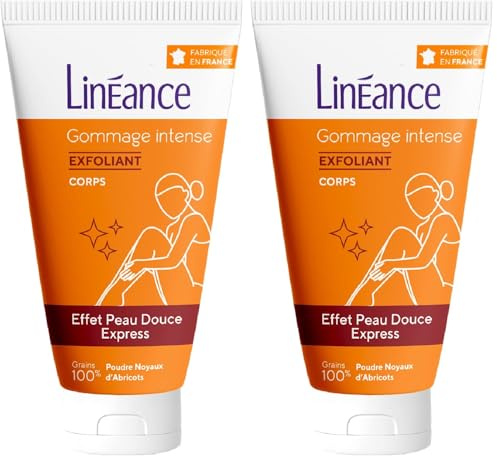 Linéance Gommage Corps Intense, 100% d'Origine Naturelle, 150ml (Lot de 2)