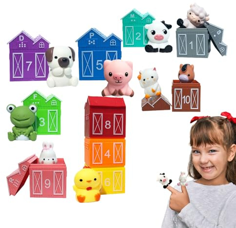 Marionetas De Dedos Para Niños Juguete Educativo Apretable y