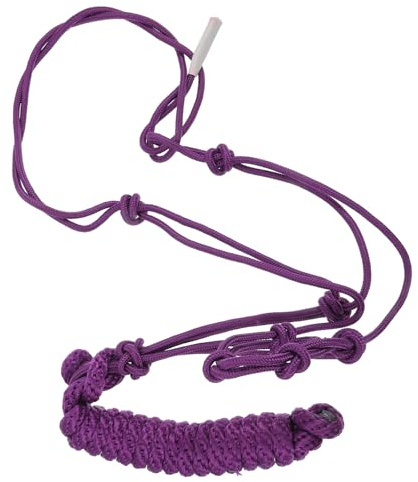POPETPOP Cabestro de Cuerda Trenzada Portátil para Caballo Nudo Rígido, Equipo de Entrenamiento para Equitación y Manejo Equino, Color Aleatorio, Material Resistente