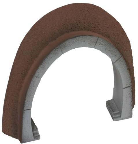 NOCH Ice Tunnel-Portal, handkoloriertes Modellbahn Portal, 18 x 23 cm für die Spurweite H0 – realistische Gestaltung für Modellbahnen