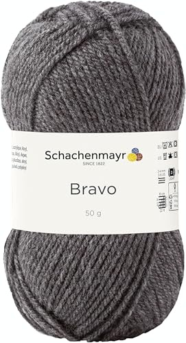 Schachenmayr Bravo 9801211-08355 schwarz denim Handstrickgarn, Häkelgarn