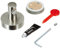 tesa Powerbutton Premium Haken silber-matt