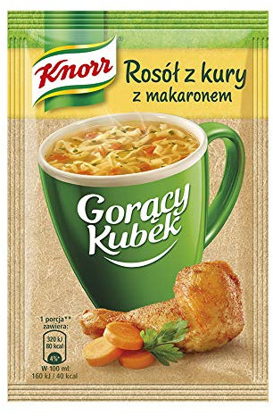 Knorr Goracy Kubek Chicken soup - Instant Mug 5 x 14 g Hot Cup instant soup