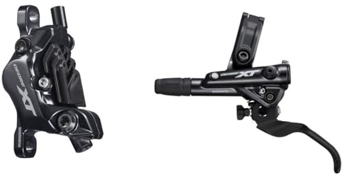 Shimano DISC Brake Assembled Set/J-KIT, XT, BL-M8100(L), BR-M8120(F), Metal PAD (W/FIN), 1000MM Hose (SM-BH90-SBM Black)