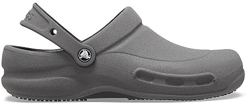 Crocs Unisex Adulto Bistro Work Graphic Clog Zueco, Black/Reflective, 36/37 EU