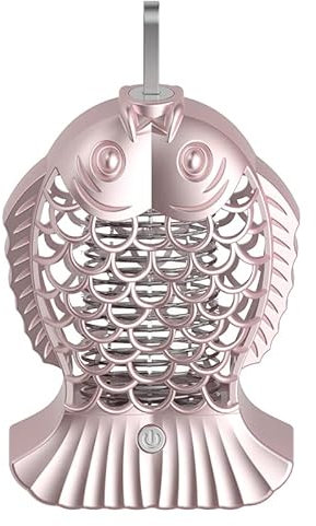 Portable USB Electronic Rechargeable Insect Exterminator/Night Light with Beautiful Appearance and can be Used as Decoration. Suitable for Yard, Summer Travel, Outdoor Camping. (Champagne Gold)