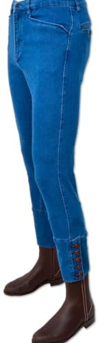 Los Nietos Pantalón Montero clásico para Adultos | Talla 46 | Color Vaquero Claro | Equipamiento para el Caballo | Producto de Guarnicionería para Hípica y Doma