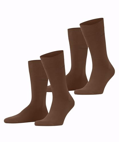 ESPRIT Basic Uni Multipack M So coton unies lot de 2 paires, Chaussettes Homme, Marron Rosewood 5225, 39-42