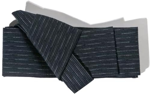 CAMDOM Kimono japonés Obi para hombre, cinturón tradicional vintage de judo samurái, pretina preatada, Color 11, Taille unique