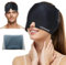 LEDINOR® Gorro para Migrañas y Alivio del Dolor de Cabeza para aplicación de Frío y Calor + Bolsa de Almacenamiento | Máscara de Gel Termo-Sensible Anti Migrañas