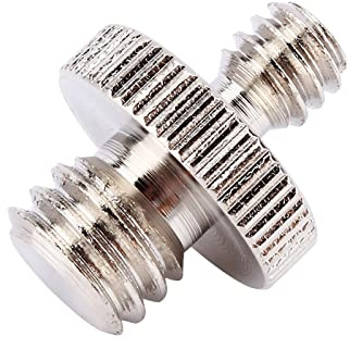 Yctze Tripod Screw Adapter, Metal 1/4'' Male to 3/8'' Male Threaded Screw Converter Universal with Photography Lovers Tripod, Light Stand, Photography Umbrella Holder