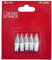 Konstsmide Ersatzbirne,LED, 5er-Blister, gefrostet, 6V, 0.84W, weiße Steckfassung - 2613-252