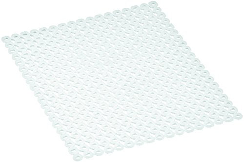 Curver 05790-059-00 eckig Spülbeckenmatte, Plastik, weiß, 39,73 x 33,5 x 0,5 cm