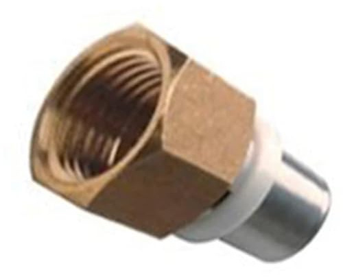 Raccordo diritto F 3/4x26mm per tubo multistrato a pressare