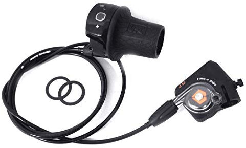 Sturmey Archer Unisex – Erwachsene S7 Drehgriffschalter, schwarz, 7-Gang