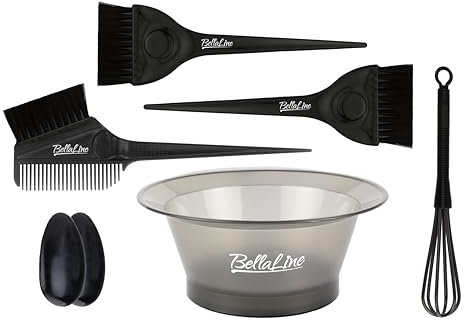 Haarfärbeset 7-teilig schwarz