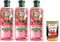 Herbal Essences Soft and Shiny Shampoo, für trockenes Haar, mit Rosenessenz, vegan 3x250 ml+ Italian Gourmet polpa 400g
