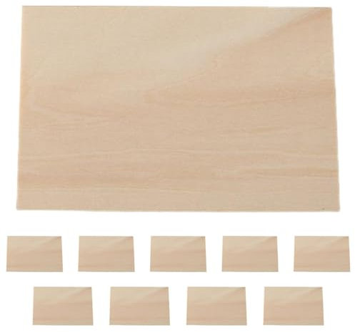 Plywoodskivor – naturligt oavslutat naturligt trä för , hobby, modelltillverkning, ved | plywoodprojektblad 4 x 8 ark XTool D1