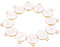 LALAFINA 12stücke Sternzeichen Charms Anhänger Aus Legierung Für Diy Schmuck Vielseitige Pendants Für Armbänder Und Halsketten Kreative Bastelideen