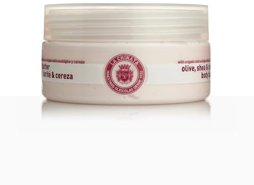 Body Butter Oliva Karité y Cereza - La Chinata - Hidratación Profunda para Piel Seca y Sensible - Nutrición Intensa - Manteca Corporal Suavizante - Cuidado Diario para Todo el Cuerpo