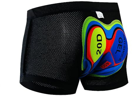 Pantaloncini Ciclismo Uomo Pantaloncini da ciclismo traspiranti Intimo da ciclismo 20D Gel Pad Antiurto Mutande da bicicletta MTB Bici da strada Intimo da uomo Pantaloncini Pantaloncini Mtb Uomo(FLN-N