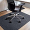 COSYLAND Protector de Suelo para Silla Ruedas 90x120 cm - Alfombra para Silla de Escritorio y Gaming - Tapete Antideslizante para Oficina - Alfombrilla Protectora para Suelos Duros - Gris Oscuro