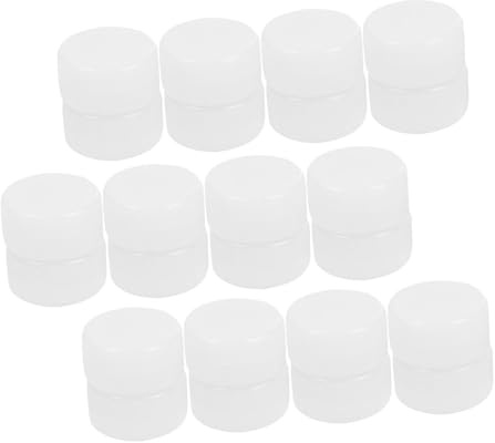 BESTonZON Boîte à Cliquet en Plastique Blanc pour Bébés, 50 Pièces, Jouet pour Développer les Sens Tactiles, pour Poussette et Berceau