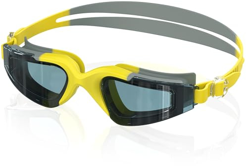 Ambienden Lunette Piscine Adulte Et Jeunes – Unisexes Lunettes De Natation Homme Femme – Verres HD AntibuéE Protection UV, éTanches AdaptéEs à La Plage/à La Piscine