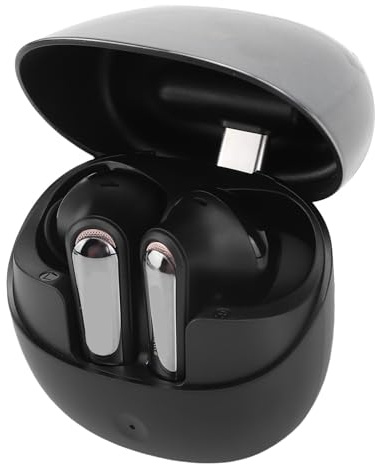 Tosuny Wireless Gaming Earbuds, Low Latency 2.4G 5.4 Dual Mode with ENC Mic and USB C Dongle for Phone Tablet PC VR Game Console (Black)