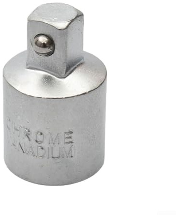 Besshepplo Juego de adaptadores de llave de vaso de acero de 1/4 3/8 1/2 pulgadas hembra a macho para herramientas manuales en taller y uso doméstico, compatible con múltiples tamaños de trinquete (1