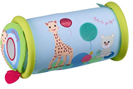 Sophie la Girafe – Rollin Activity Bolster – Frühes Lernspielzeug für Kinder – mehrere Aktivitäten – Spiegel und Schwarz-Weiß-Kontraste zur Anregung der Sehkraft