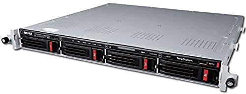 BUFFALO TeraStation 5410RN - NAS para montaje en rack de 32 TB (4 x 8 TB) con discos duros HDD NAS incluidos, 10 GbE, 4 bahías, RAID/iSCSI/NAS/servidor de almacenamiento/servidor NAS/almacenamiento en