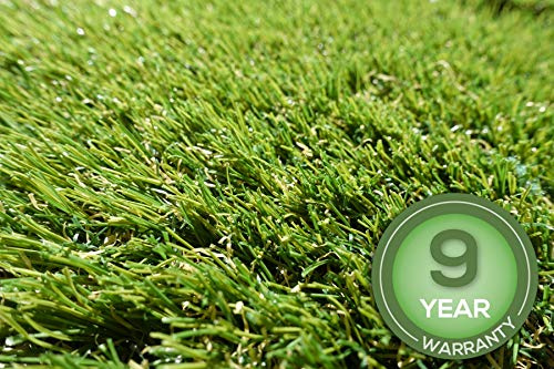 Stadion Kunstrasen Rasenteppich 32mm grün Meterware, verschiedene Größen, 2m 3m 4m 5m,wasserdurchlässig, extreme UV-Beständigkeit (200 x 200 cm)