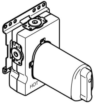 Dornbracht xTOOL Concealed Thermostat Module Without Volume Controller 3/4, Preassembly Kit - 3550397090
