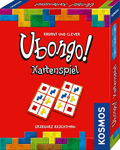Kosmos Ubongo 741754 - Gioco di Carte da Tavolo da 2 a 4 Persone, età 8 Anni, favorisce Il Pensiero Logico, Gioco di Famiglia, Gioco da Tavolo