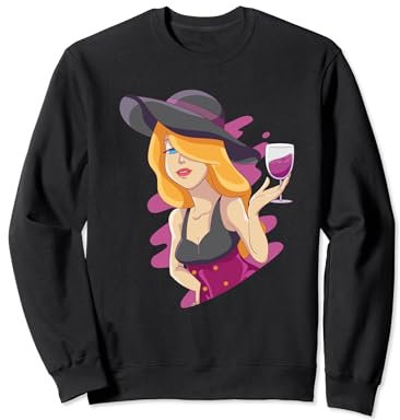 Wine for pharmacist with wine bottle Sweatshirt