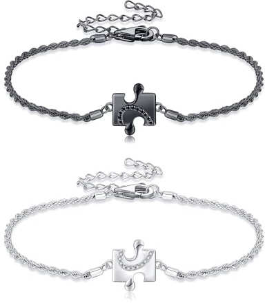 ONEFINITY Braccialetto a forma di cavallo/panda in argento Sterling 925, con cristalli e animali, regalo per uomini e donne, 7,62 centimetri
