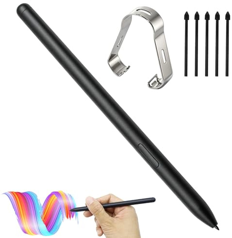 Syluxa Stylet de Rechange pour Samsung Galaxy Tab S8 S7 S8+ S7+ Ultra Noir