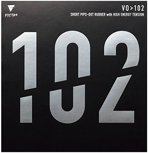 VICTAS(ヴィクタス) 卓球 表ソフトラバー VO102 020222 レッド 1.8サイズ