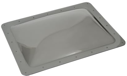 ICON 12119 Single Pane Exterior Skylight SL1824S - Smoke, 24 x 18