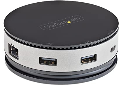 StarTech.com Adattatore multiporta USB-C, Mini Docking station USB Tipo C a HDMI/ DP 4K 60Hz o VGA, 75W PD, 3x USB 3.0 (DKT31CHDVCM)