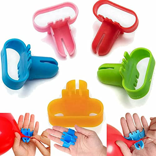 BALLONKNOTER Luftballons knoten - Aber einfach und schnell | Ballon knoter Knotenbindewerkzeug binden zuknoten, Farbe: Grün