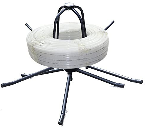 Enrollador de tubos para calefacción por suelo radiante, enrollador de tubos, enrollador de tubos, para tubos de calefacción, hasta capacidad de carga 175 kg