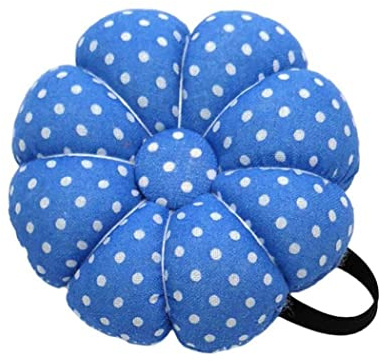 Wedhapy Almohadilla para alfileres de muñeca, cojín para Agujas de Coser, alfiletero de Calabaza, cojín para alfileres de Aguja