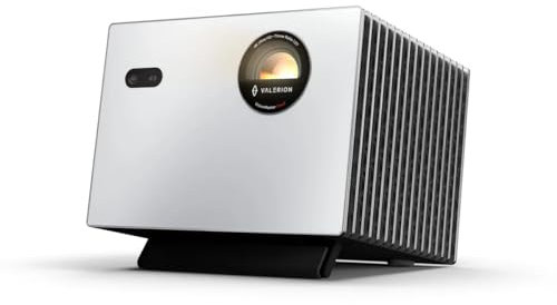 Valerion StreamMaster Plus2 4K Beamer Laser, 2000 ISO Lumens, 4 ms Low-Latency-Gaming, 10000:1 Contrast, HDR10, IMAX Enhanced, Dolby Vision & Atmos, kompatibel mit Google Smart Home