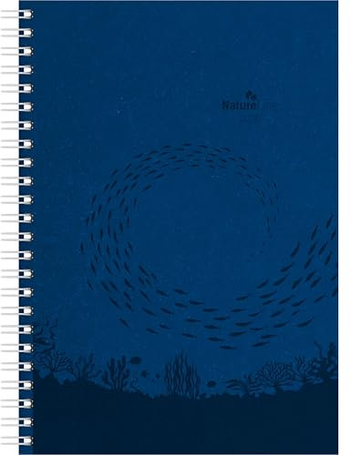 Alpha Edition - Wochenplaner Nature Line Ocean Ringbuch 2026 – Taschenkalender 15×21 cm mit 128 Seiten & umweltfreundlichem Strukturpapier, Weekly-Planer mit Monatsübersichten & Notizbereichen