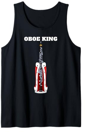 Oboe King | Maglietta da Ragazzo Oboe | Uomo Oboista Oboe Player Canotta