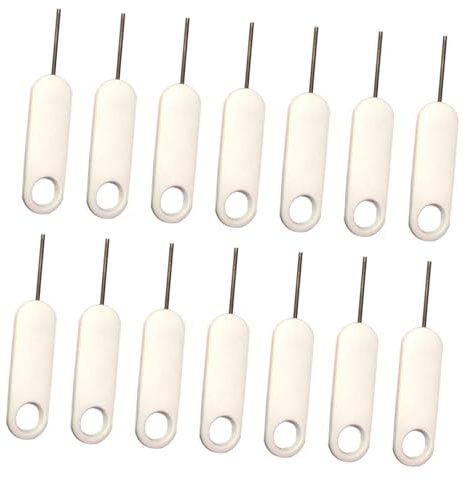 ULTECHNOVO 20 Pezzi Strumenti Rimozione Sim in Metallo Pin Espulsione Scheda per Smartphone Design Compatto e Sicuro per Tutti i Modelli Cellulari